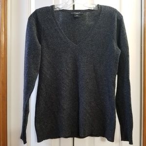 Ann Taylor Cashmere V Neck Sweater